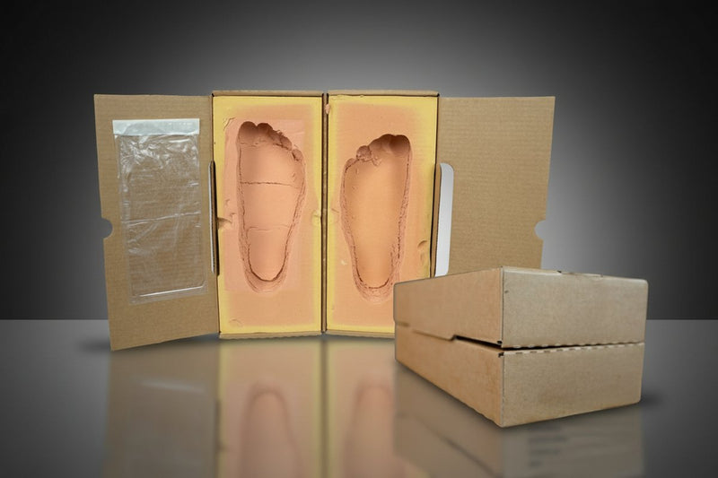 CustomTread orthotic insole placed inside a running shoe, showing full-length support, product photography